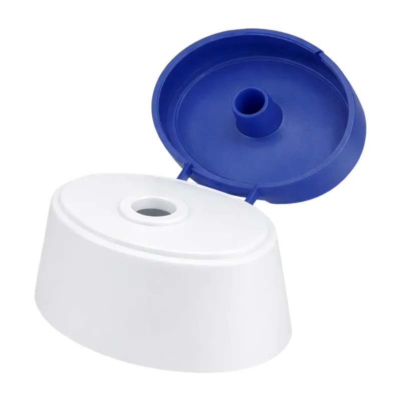 Flip Top Cap, plastic part made on a SolidForm injection mould