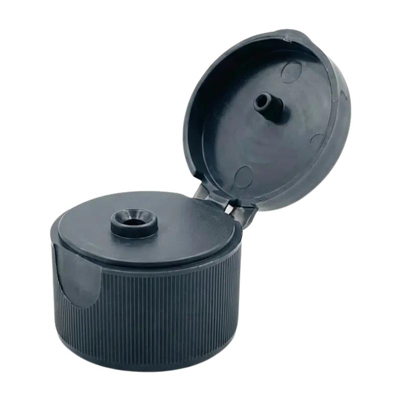 Sauce Flip Top Cap, plastic part made on a SolidForm injection mould