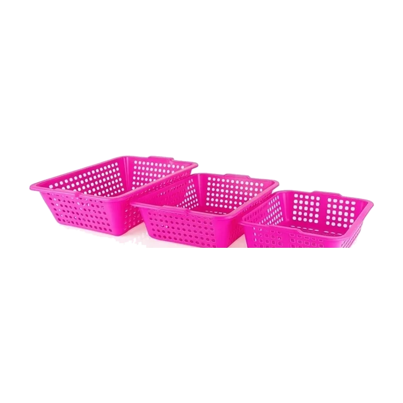 Basket, plastic part made on a SolidForm injection mould