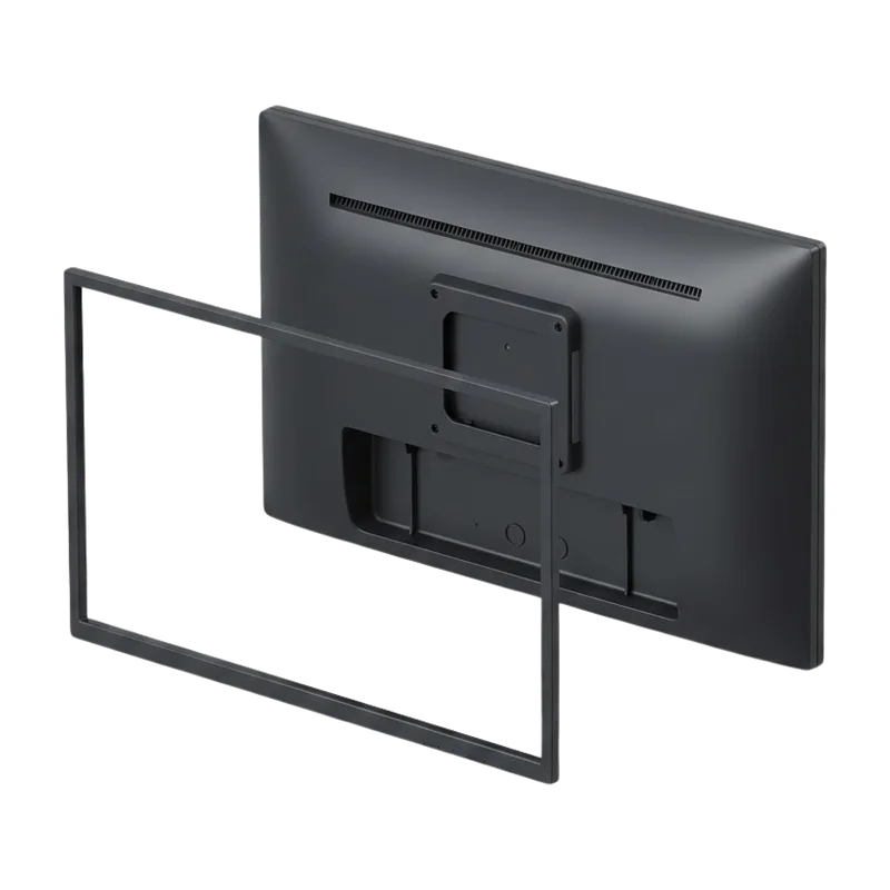 Computer Monitor Housing, plastic part made on a SolidForm injection mould
