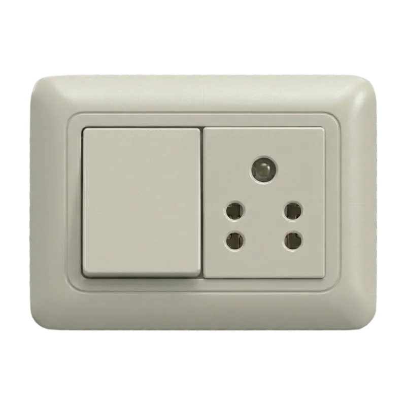 Electric Switch & Socket Cover, plastic part made on a SolidForm injection mould