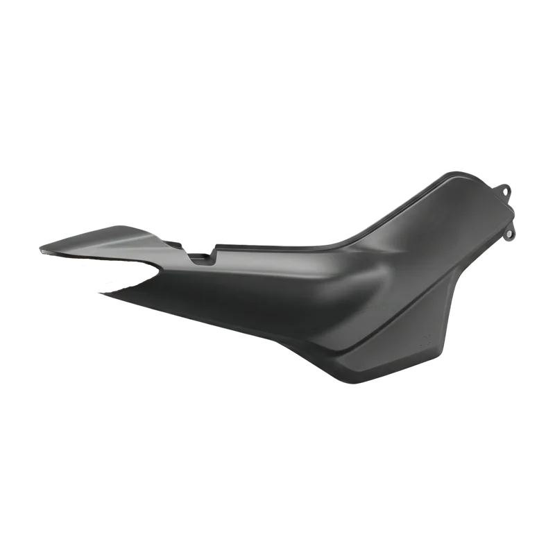 Motorcycle Side Panel, plastic part made on a SolidForm injection mould