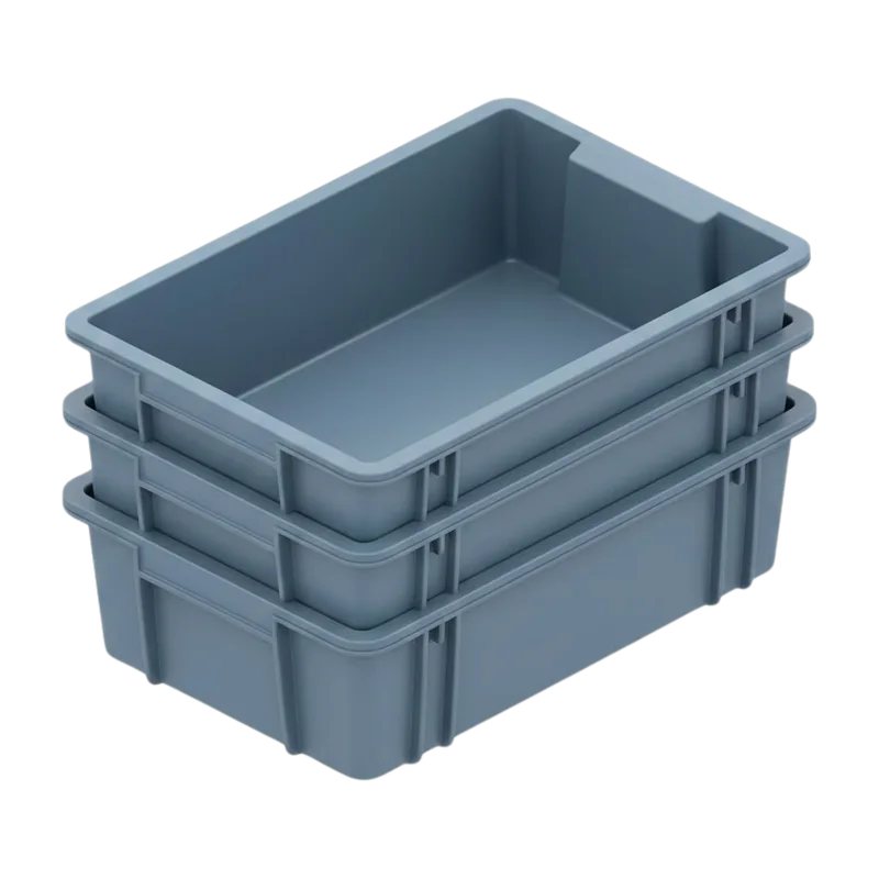 Warehouse Storage Tray, plastic part made on a SolidForm injection mould