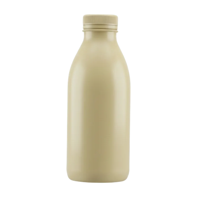 Juice / Milk Bottle, plastic part made on a SolidForm injection mould