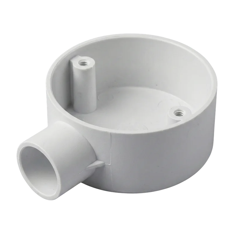 1-Way Junction Box, plastic part made on a SolidForm injection mould