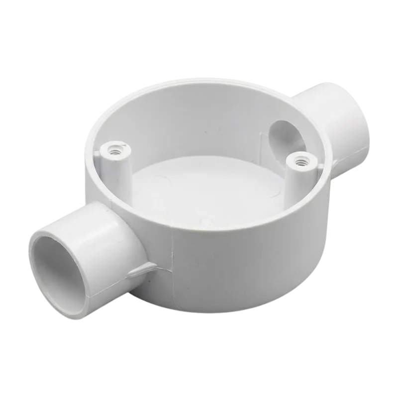 2-Way Junction Box, plastic part made on a SolidForm injection mould