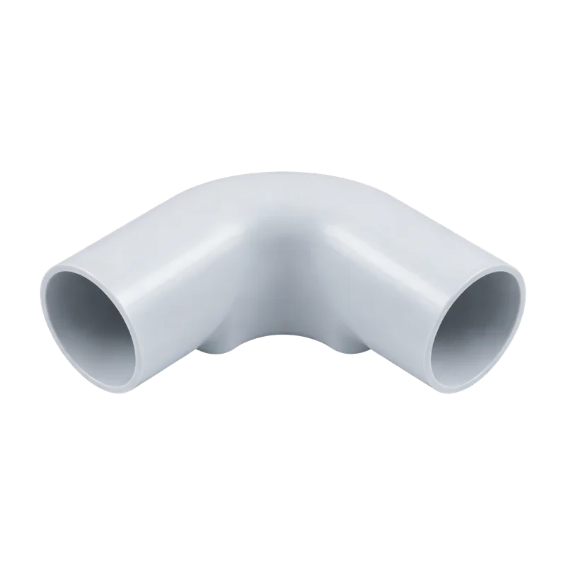 Inspection Elbow, plastic part made on a SolidForm injection mould