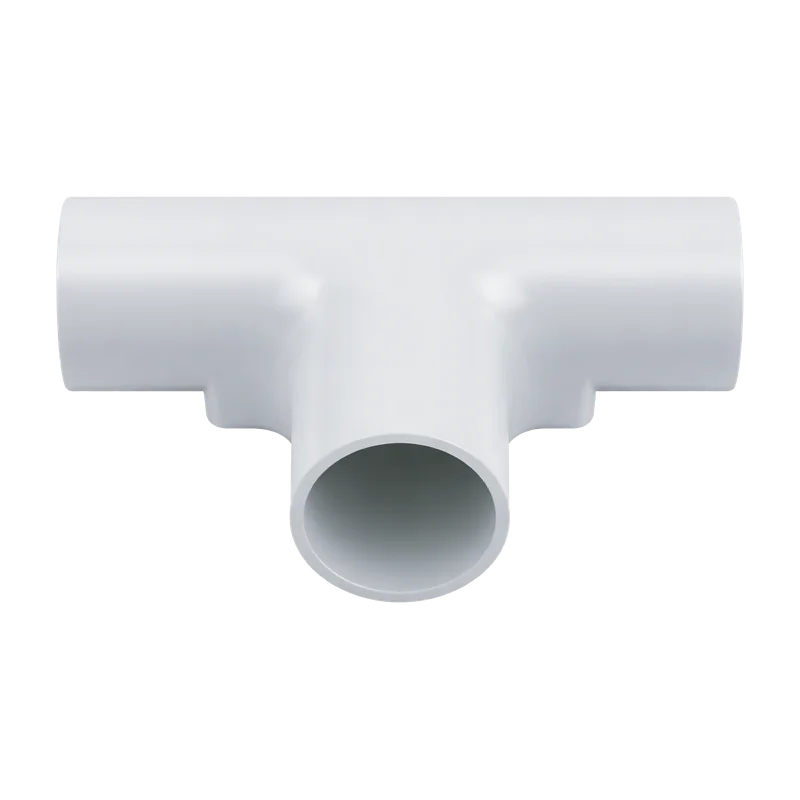 Inspection Tee, plastic part made on a SolidForm injection mould
